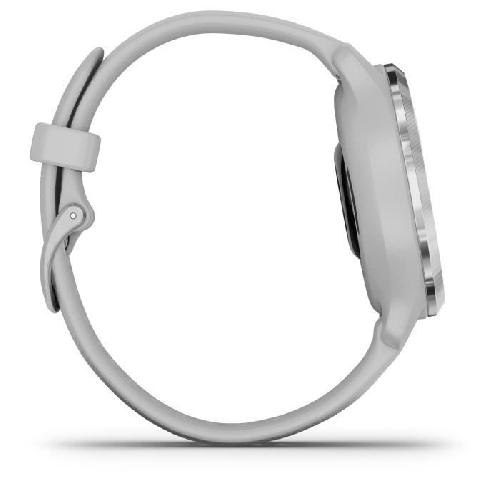 Montre Connectee Sport GARMIN Venu 2S - Montre connectée GPS - Silver - Bracelet gris clair