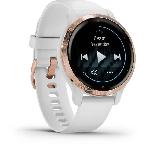 Montre Connectee Sport GARMIN - Venu 2S - Montre connectee - Light Gold - Bracelet beige