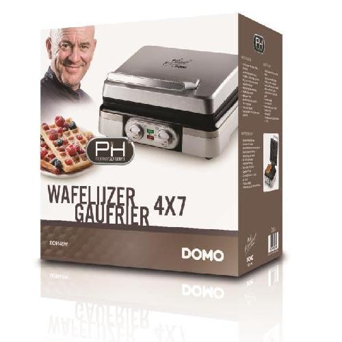Gaufrier Gaufrier électrique - DOMO DO9149W - Plaques de cuisson épaisses - Revetement antiadhésif