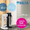 Gazeificateur - Machine A Sodas BRITA sodaTRIO noire - 1x bouteille en verre (0.9L). 1x bouteille en acier inoxydable (0.5L) & 1x cylindre de CO2 BRITA