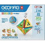 GEOMAG CLASSIC. PANELS SUPERCOLOR 35 pcs. construction magnetique. jeux educatifs. Jouet pour enfants des 5 ans. GMS01 - archives
