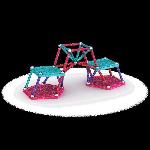 Jeu D'assemblage - Jeu De Construction - Jeu De Manipulation GEOMAG - Ecofriendly 60 pcs Glitter