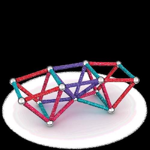 Jeu D'assemblage - Jeu De Construction - Jeu De Manipulation GEOMAG - Ecofriendly 60 pcs Glitter
