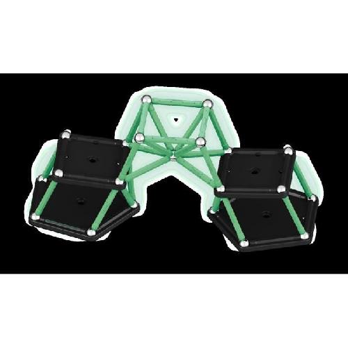 Jeu D'assemblage - Jeu De Construction - Jeu De Manipulation GEOMAG - Ecofriendly 60 pcs Glow