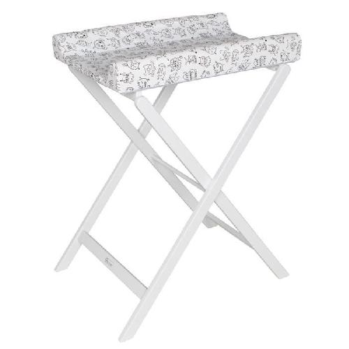 Table - Commode - Plan A Langer GEUTHER Table a langer pliable TRIXI blanche