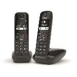 GIGASET Telephone Fixe AS690 Duo Noir