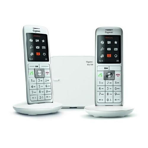 Telephone Fixe - Pack Telephones GIGASET Telephone Fixe CL 660 Duo Blanc