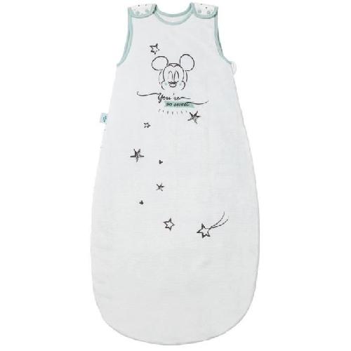 Gigoteuse - Douillette - Turbulette Gigoteuse Disney Mickey - Reglable 6-36 mois - 80-100 cm - Blanc-Vert