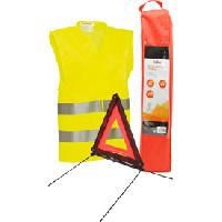 Gilet De Securite - Kit De Securite - Triangle De Securite Pack securite triangle gilet avec housse - Incar