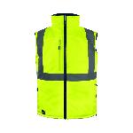 Gilet De Securite - Kit De Securite - Triangle De Securite Gilet haute visibilite fidji3hv jaune M DELTA PLUS