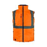 Gilet De Securite - Kit De Securite - Triangle De Securite Gilet haute visibilite fidji3hv orange 3XL DELTA PLUS