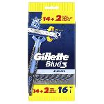 Gillette Blue3 Rasoirs Jetables 14+2