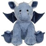Peluche Gipsy Toys - Dragon Floppy - Peluche - 30 cm - Bleu
