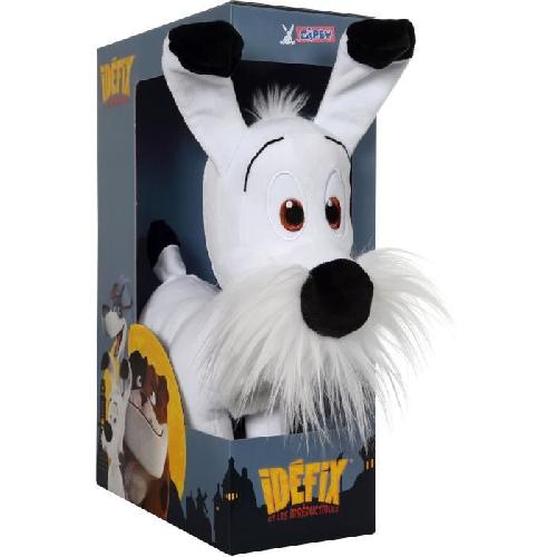 Peluche Gipsy Toys - Idéfix et les Irréductibles - 30cm - Vendu En boîte Cadeau - Blanc Noir