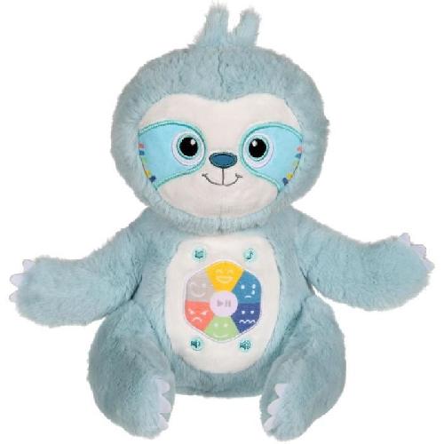 Peluche Gipsy Toys - Siméon. Mon Conteur d'Emotions - Peluche interactive musicale et conteuse d'histoires - 28 cm