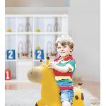 Ballon Sauteur - Baton Sauteur Girafe sauteuse gonflable - Lexibook - 45 cm H - Pompe manuelle incluse - Dés 3 ans