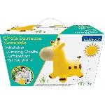 Ballon Sauteur - Baton Sauteur Girafe sauteuse gonflable - Lexibook - 45 cm H - Pompe manuelle incluse - Dés 3 ans