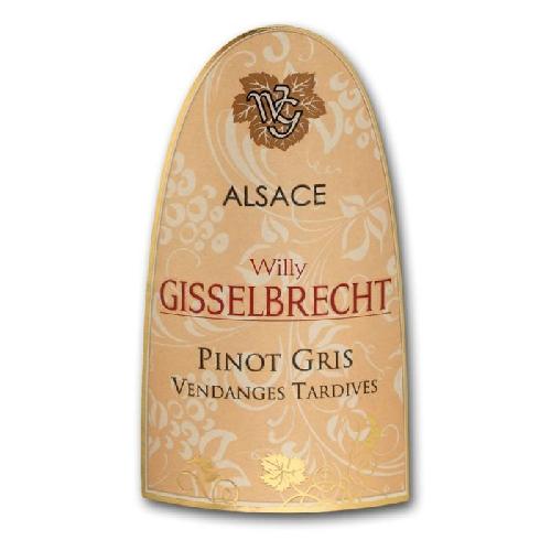 Vin Blanc Gisselbrecht 2016 Pinot Gris Vendanges Tardives - Vin blanc d'Alsace