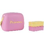Glaciere Lunchbox 6L Rose Pop logo et sangle jaune POLARBOX Glaciere Lunchbox 6L Rose Pop logo et sangle jaune POLARBOX