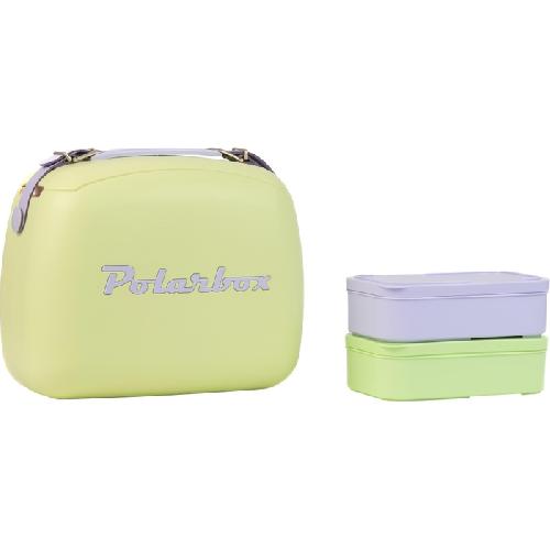 Glaciere Auto - Moto - Bateau Glaciere Lunchbox 6L Vert Pop details bleu POLARBOX