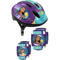 Glisse Urbaine Set avec Casque et protections avec coudieres et genouilleres - DISNEY - WISH