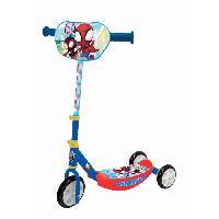 Glisse Urbaine Smoby - Spidey - Patinette 3 roues silencieuses - Structure métal - Trottinette enfant guidon réglable