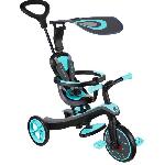 Globber - Tricycle évolutif pour bébé EXPLORER 4 en 1 - Bleu Canard