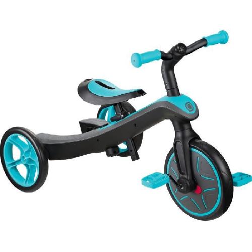 Tricycle Pour  Enfant Globber - Tricycle évolutif pour bébé EXPLORER 4 en 1 - Bleu Canard
