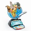 Globe Terrestre CLEMENTONI - Exploraglobe - Voyage en temps reel - 3 modes de jeu et 28 activites - Stylo Bluetooth