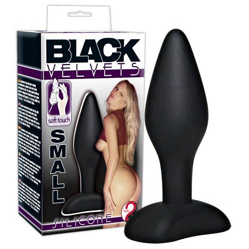 Gode anal en silicone Black Velvet