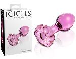 Plugs et godes Anal Gode anal en verre rose Icicles No 48