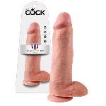 Gode avec testicules - Beige - Taille 31cm