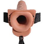 Gode Ceinture Creux Hale qui Ejacule FF - 19 cm