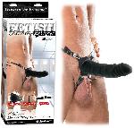Gode ceinture Creux Noir Fetish Extreme - 18 cm