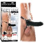 Gode ceinture Creux Noir Fetish Extreme - 18 cm