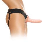 Gode ceinture creux pour elle ou lui 15cm