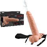 Gode ceinture creux qui ejacule FF - 20 cm D4 a 4.8 cm