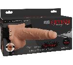 Gode ceinture creux qui ejacule FF - 20 cm D4 a 4.8 cm