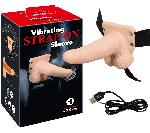 Godes Ceinture Gode Ceinture Creux Vibrant Rechargeable Strap-On