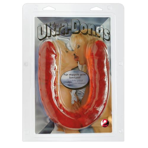 gode double Ultra-Dong red