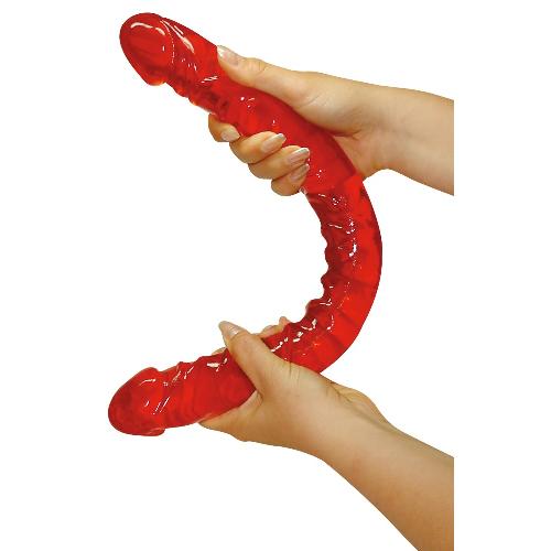 gode double Ultra-Dong red