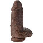Gode Extra Large Chubby Chocolat King Cock - 24.5cm - D6.6cm