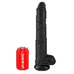 Godes Gode King Cock 14 Cock w Balls Dark
