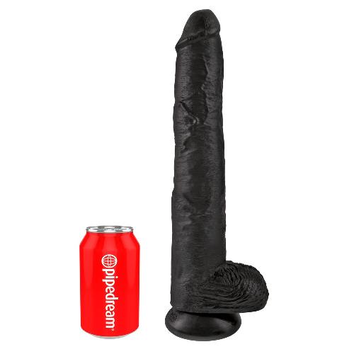 Godes Gode King Cock 14 Cock w Balls Dark