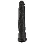 Godes Gode King Cock 14 Cock w Balls Dark