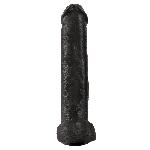 Godes Gode King Cock 15 Cock w Balls Dark