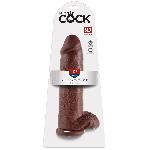 gode King Cock 30cm Cock w Balls Brown
