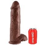 Godes gode King Cock 30cm Cock w Balls Brown