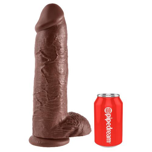 Godes gode King Cock 30cm Cock w Balls Brown