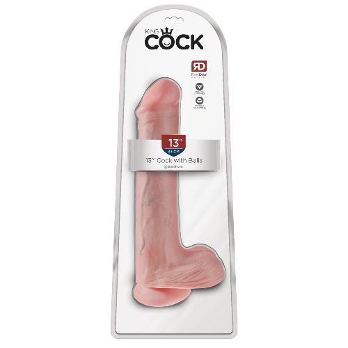 Godes gode King Cock 33cm Cock w Balls Light